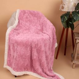 Butterthief Cozy Super Soft Warm Double Layered Kids Sherpa Blanket - Pink-image-90