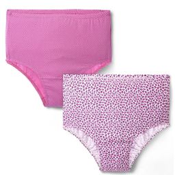 Bella Mama Cotton Elastane High Coverage Printed Panty Set Pack Of 2 (Colour May Vary)-image-63