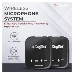 Digitek Wireless Microphone DWM-101-Black image 2