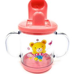Kritiu Baby Sippy Spout Cup With Handles 200 ml & Fruit Feeder Nibbler Combo Of 2 - Multicolor image 3