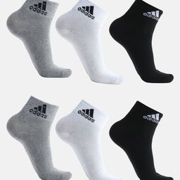 ADIDAS Men Pack Of 6 Ankle Length Socks-picture-35