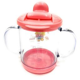 Kritiu Baby Sippy Spout Cup With Handles 200 ml & Fruit Feeder Nibbler Combo Of 2 - Multicolor image 4