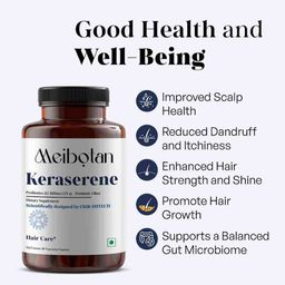 Meibotan Keraserene Probiotics Hair Care Supplements - 60 Capsules image 4