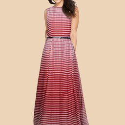 Dream Beauty Fashion Women Striped Gown Dress-picture-29