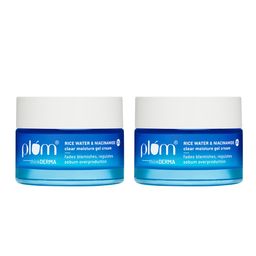 Plum Set of 2 Rice Water & Niacinamide Clear Moisture Gel Cream - 50g each-6