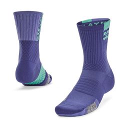 UNDER ARMOUR Striped Calf-Length Socks-51