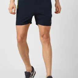 Van Heusen Flex Navy Regular Fit Printed Shorts-picture-6
