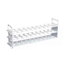 RELIGLAS 13 mmx 18 Tubes Polypropylene Autoclaveable 3 Tier Test Tube Stand, 13.240.16-16