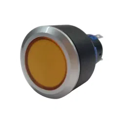RS PRO Illuminated Push Button Switch Panel Mount 22.2 mm Cutout SPDT Yellow LED 250 V AC, 1759058-image-37