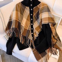 Alamode By Akanksha Women Black Denise Fringed Sweaters-image-2