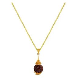 P.C. Chandra Jewellers 14k Yellow Gold Round Pendant-image-52