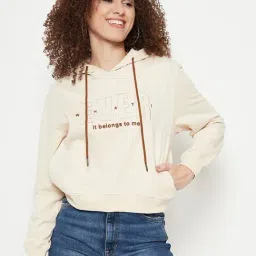 MADAME Off White Graphic Print Hoodie-picture-5