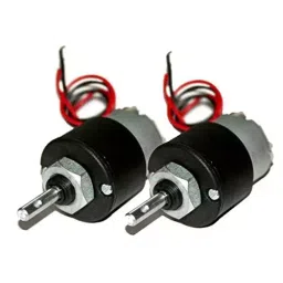 EASY ELECTRONICS 12 V DC 3.5 RPM Geared Motor (Black) - Set of 2-14
