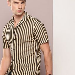 Kook N Keech Opaque Striped Casual Shirt-image-69