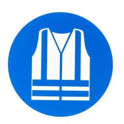 RS PRO Plastic Mandatory High Visibility Clothing Sign With Pictogram Only Text Model No 8134603-image-58