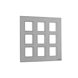 Philips 18 Module Grid and Cover Mirror Glaze Grey, 913713645701-32