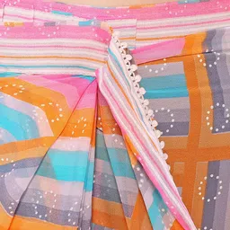 Munir Abstract Printed Ready to Wear Saree image 5