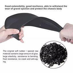 Automoto Cup Type Mud Flaps Splash Guard Front & Rear for Renault Kwid All Models (Set of 4) image 4