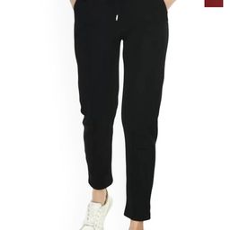 KASHMIRI QUEEN Women Pack Of 2 Mid Rise Track Pants-image-83