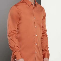 Calvin Klein Auburn Cotton Slim Fit Shirt-image-18
