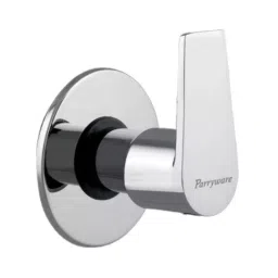 Parryware Concealed Stop Cock Upper Trim Praseo Series Silver Stainless Steel Chrome Finish, G5851A1-32