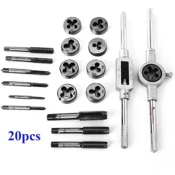 FLAMINGO ENTERPRISE Tap and Die Set Single Sided M3 to M12 Range, FM-597 (Set of 20 Pcs) image 2