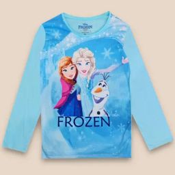 Kidsville Blue Printed Full Sleeves T-Shirt-image-27