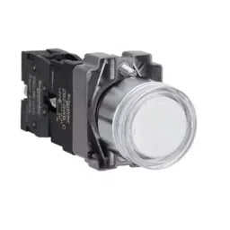 Schneider Electric Illuminated Push Button With Integral LED Spring Return Flush 220 V AC Red, XB2BW34M1C image 1