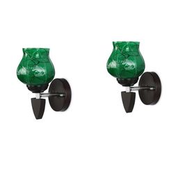 SOMIL Green Glass Cylinder Wall Lamps-image-126