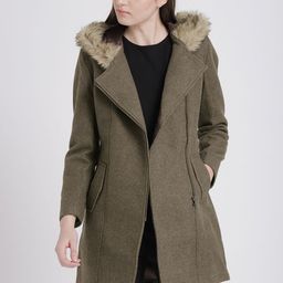 Chemistry Women Brown Solid Parka-picture-15