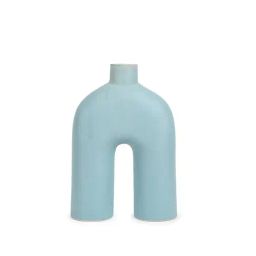 Home4U Arch Blue Ceramic Vase-picture-25