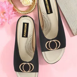 FLYING&SAM Women Open Toe Flats-picture-21