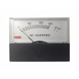 RS PRO Analogue Panel Ammeter 10 Input A, 600  (Scale) A AC, 76X74 mm, ±1.5 %, 1862523-43