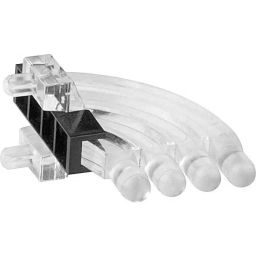 MENTOR PCB Mounted 4-Way Right Angle LED Light Pipe Quad-Level-Row Clear Dome Lens, 1276.1004 (Pack of 100 Pcs)-image-77