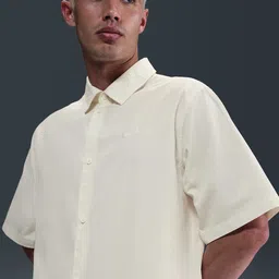 Nike Club Men Solid Short Sleeve Button Down Shirt-image-17