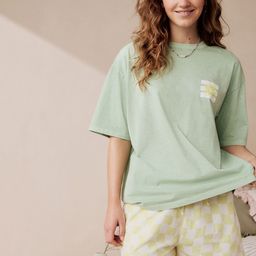 NEXT Women Drop Shoulder Sleeves Checked Pure Cotton Night Suit-image-82