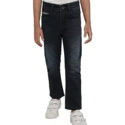 Octave Kids Blue Cotton Regular Fit Jeans-image-79