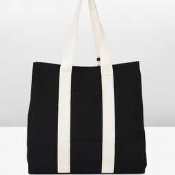 French Connection Brand Logo Printed Oversized Structured Shoulder Bag image 4