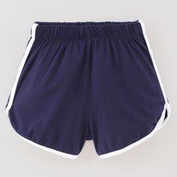 CrayonFlakes Side Taped Sports Shorts - Navy Blue-image-87