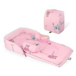 R for Rabbit 100% Cotton Baby Bedding Nest - Pink-image-41