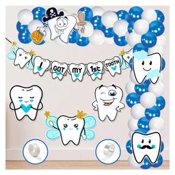 Zyozi I Got My First Tooth Decoration Kit Blue - Pack of 59-image-32