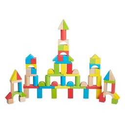 Happy Hues Wooden Building Blocks Toy Set for Kids- Stacking Educational Toys for Kids- 50 Pcs-5
