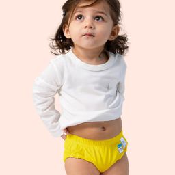SuperBottoms Bamboo Ghost Printed Super Soft Brief - Yellow-image-7