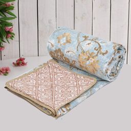 RRC Super Soft Microfiber Cotton Reversible Dohar For Double  Bed -Grey-picture-17