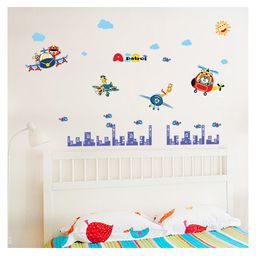 JAAMSO ROYALS Multicolor Cartoon Design Wall Sticker for Home and Wall Décor (50 CM x 70 CM)-image-62