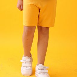 Anthrilo Solid Shorts - Mustard-image-59