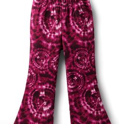 CrayonFlakes Knit Tie Dye Flared Leggings - Maroon-picture-32