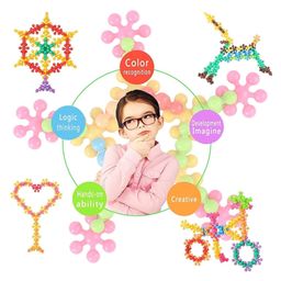 ADKD Star Links Interlocking Blocks Educational, Construction Blocks for Kids, Colorful Star Building Blocks Toys for Kids- 200 Pc Block (Multicolor) image 2