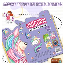 hellofriend books My First Unicorn Sticker Activity Book for Kids, Childern and Toddlers Fun Activity with Coloring Language-English image 2