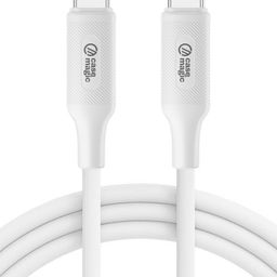 Case Magic USB-C to USB-C Cable | 60W PD Fast Charging, 480Mbps Data Transfer, Durable PVC | Compatible with MacBook, iPad Pro, Samsung S25/S24/Ultra, Xiaomi, OnePlus & Android Phones (1M) image 2